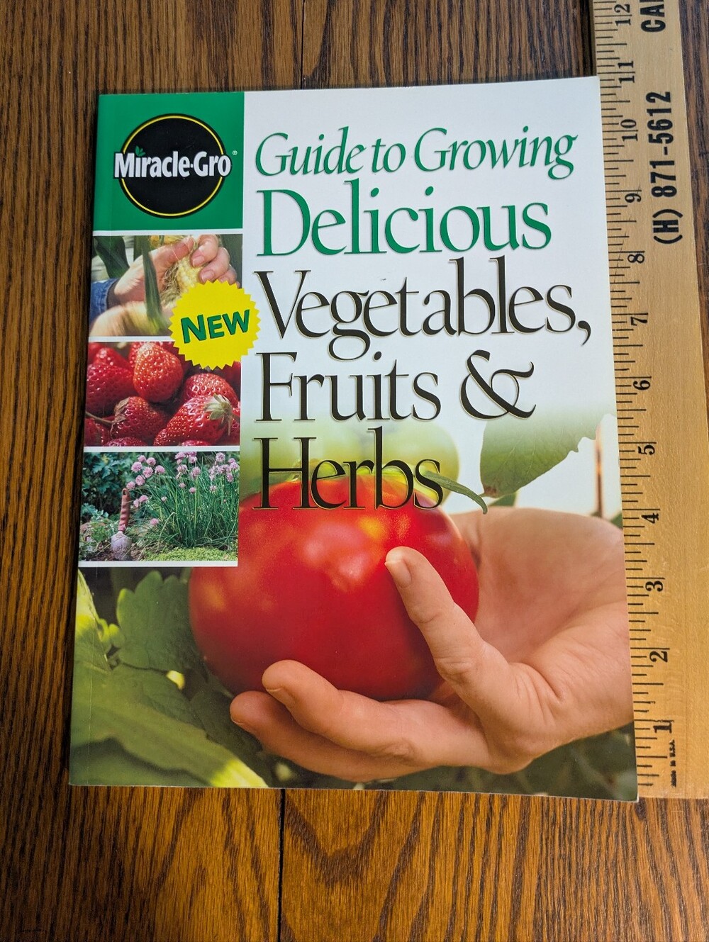 Guide To Growing Delicious Vegetables Fruits And Herbs. Garden Book